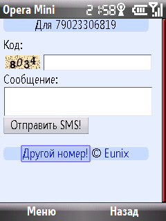 SMS на SMARTS